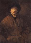 REMBRANDT Harmenszoon van Rijn The Large Self-Portrait USA oil painting artist